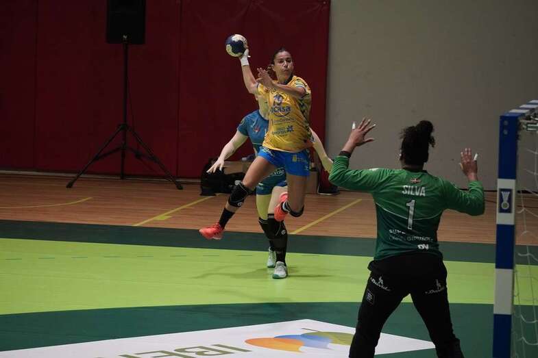 Momento del partido de anoche en Telde/TA.